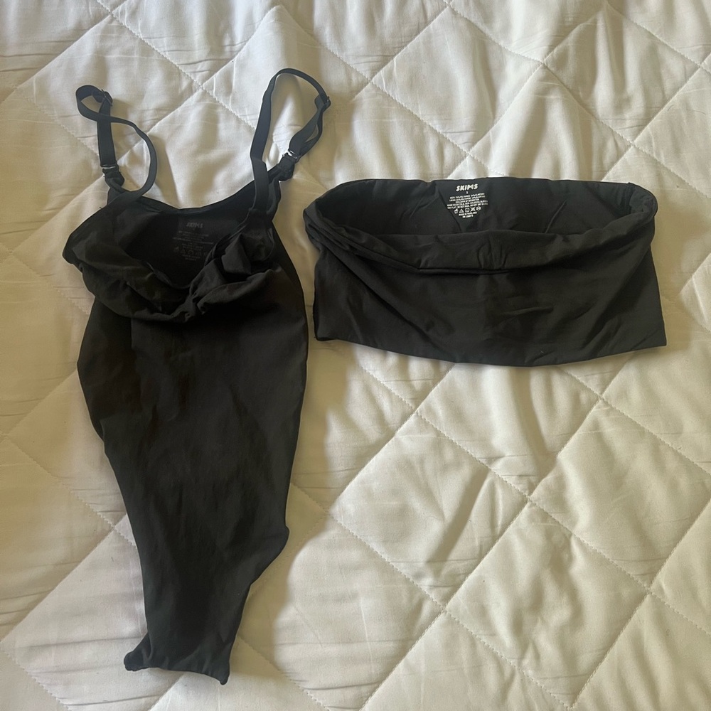 SKIMS Black Tops